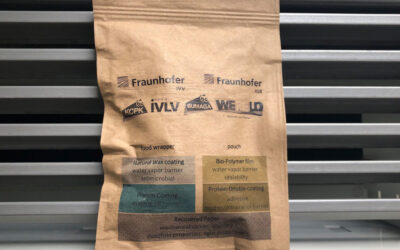 Bioactive paper coatings help replace plastic for packaging foods